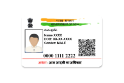 pvc aadhar card