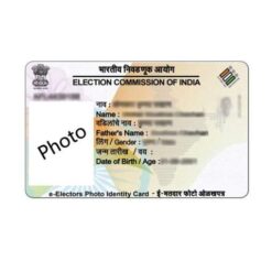 PVC Voter ID Card Print
