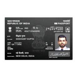 PVC Indian Passport Print Online