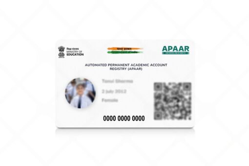 PVC apaar id card print online