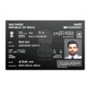 Passport PVC Card – clear wallet-size PVC print sample
