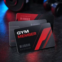 Custom PVC gym membership card printing