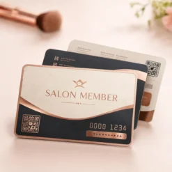 Custom PVC salon membership and loyalty card printing