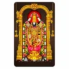 Straight portrait Tirupati Balaji devotional PVC card