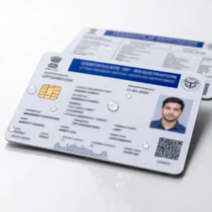Water-resistant UP RC PVC card printing