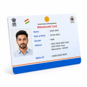 MahaSarathi Maha ID card PVC edge thickness and high-definition print finish